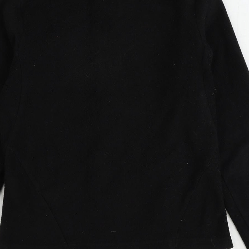 Quechua Womens Black Jacket Size XS Zip - Quarter-Zip