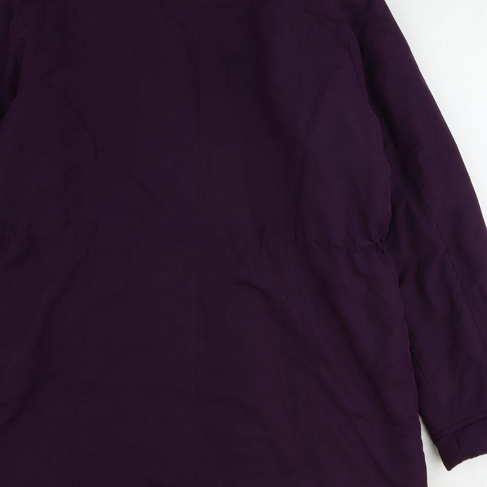 BHS Womens Purple Jacket Size 12 Zip