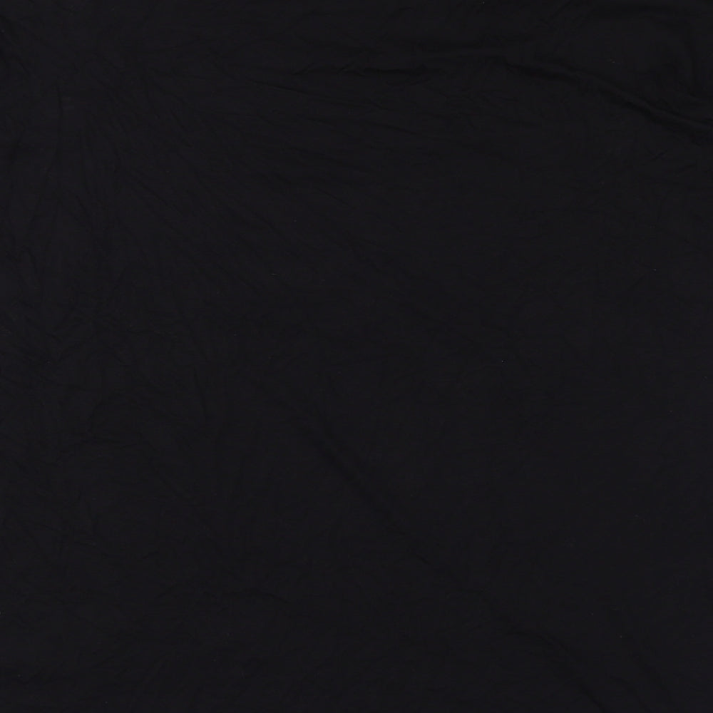 Wallis Womens Black Viscose Basic Blouse Size 8 Round Neck - Size 8-10, Flower