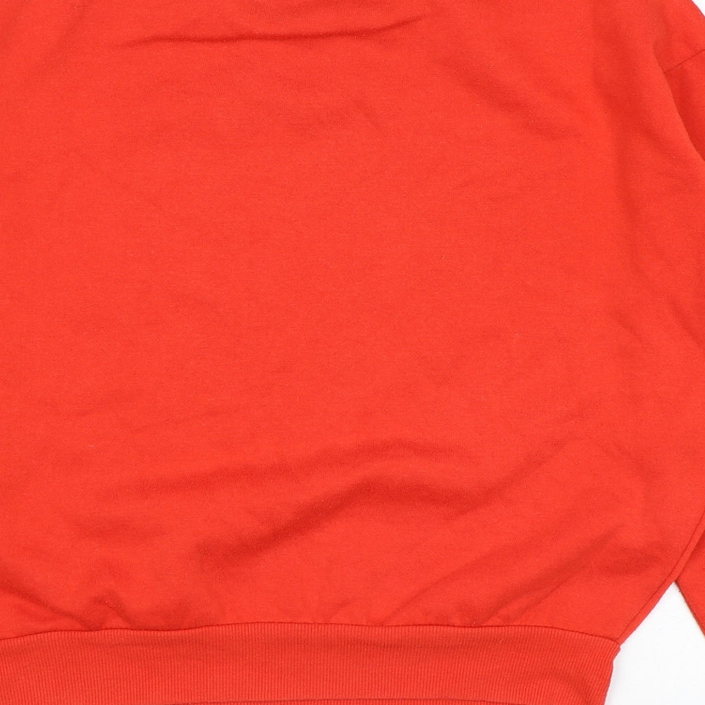 FRIENDS Womens Red Polyester Pullover Sweatshirt Size XS Pullover - Friends TV Series