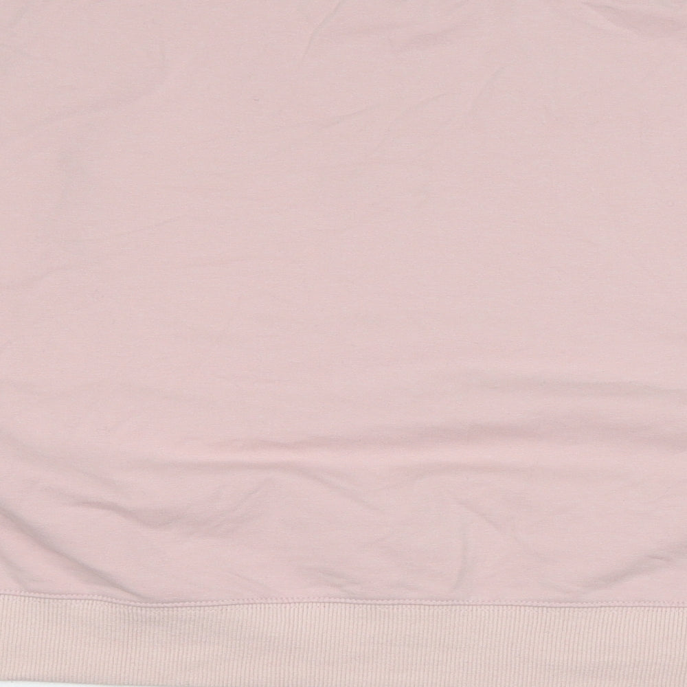 Apricot Womens Pink Cotton Pullover Sweatshirt Size 8 Pullover - London