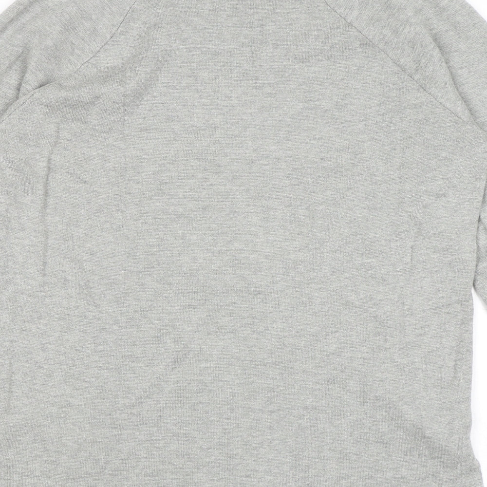 In Wear Womens Grey V-Neck Viscose Pullover Jumper Size S