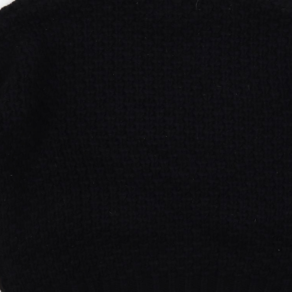 Scotch & Soda Womens Blue Mock Neck Acrylic Pullover Jumper Size M