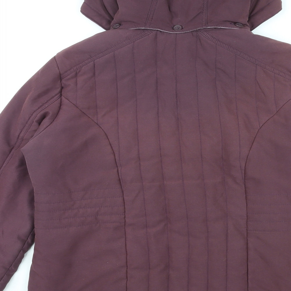 BHS Womens Purple Jacket Size 12 Zip