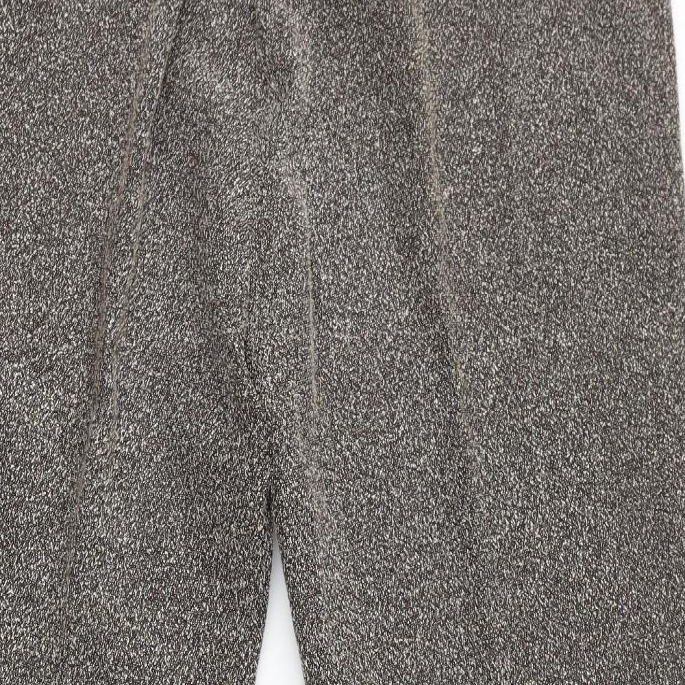 Agenda Womens Brown Polyester Trousers Size 20 L30 in Regular Zip