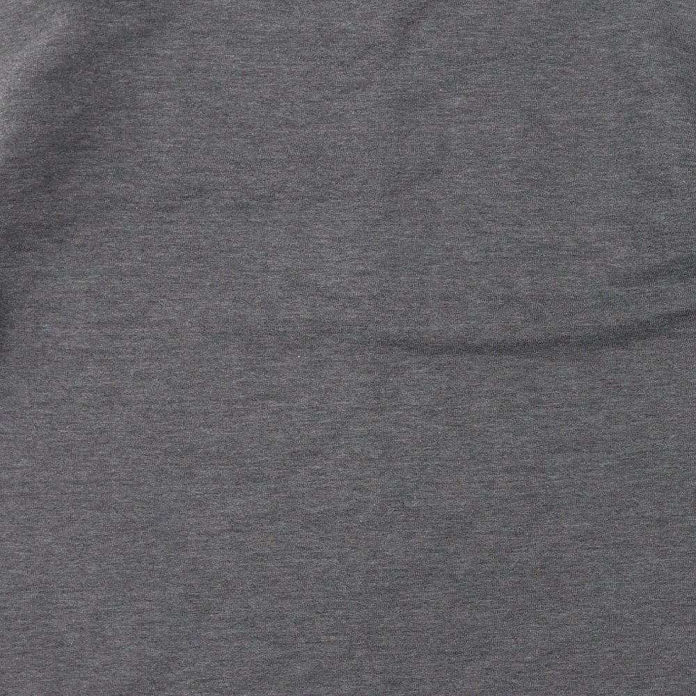 Closure Mens Grey Polyester Pullover Sweatshirt Size L