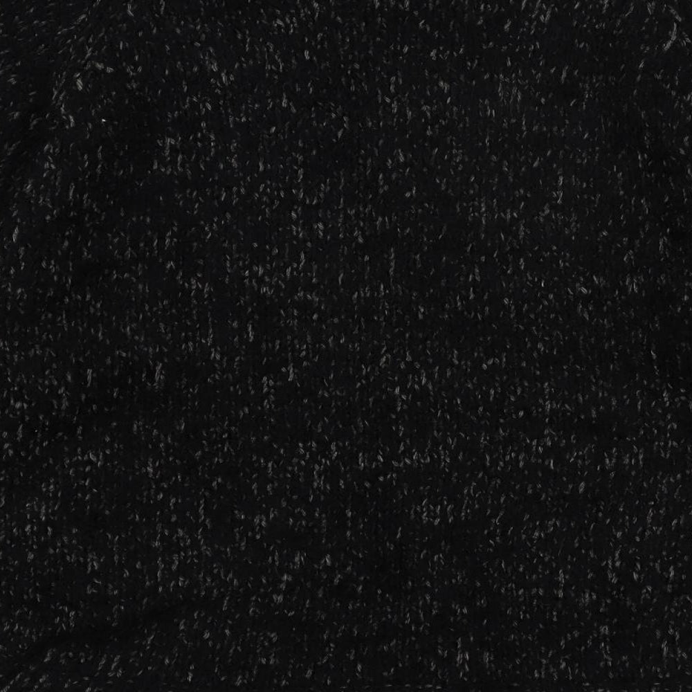 Indigo Womens Black Scoop Neck Polyamide Pullover Jumper Size 10