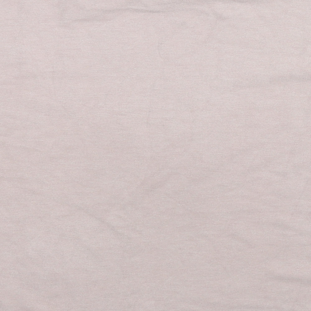 Etam Womens Beige Viscose Basic Blouse Size M Boat Neck