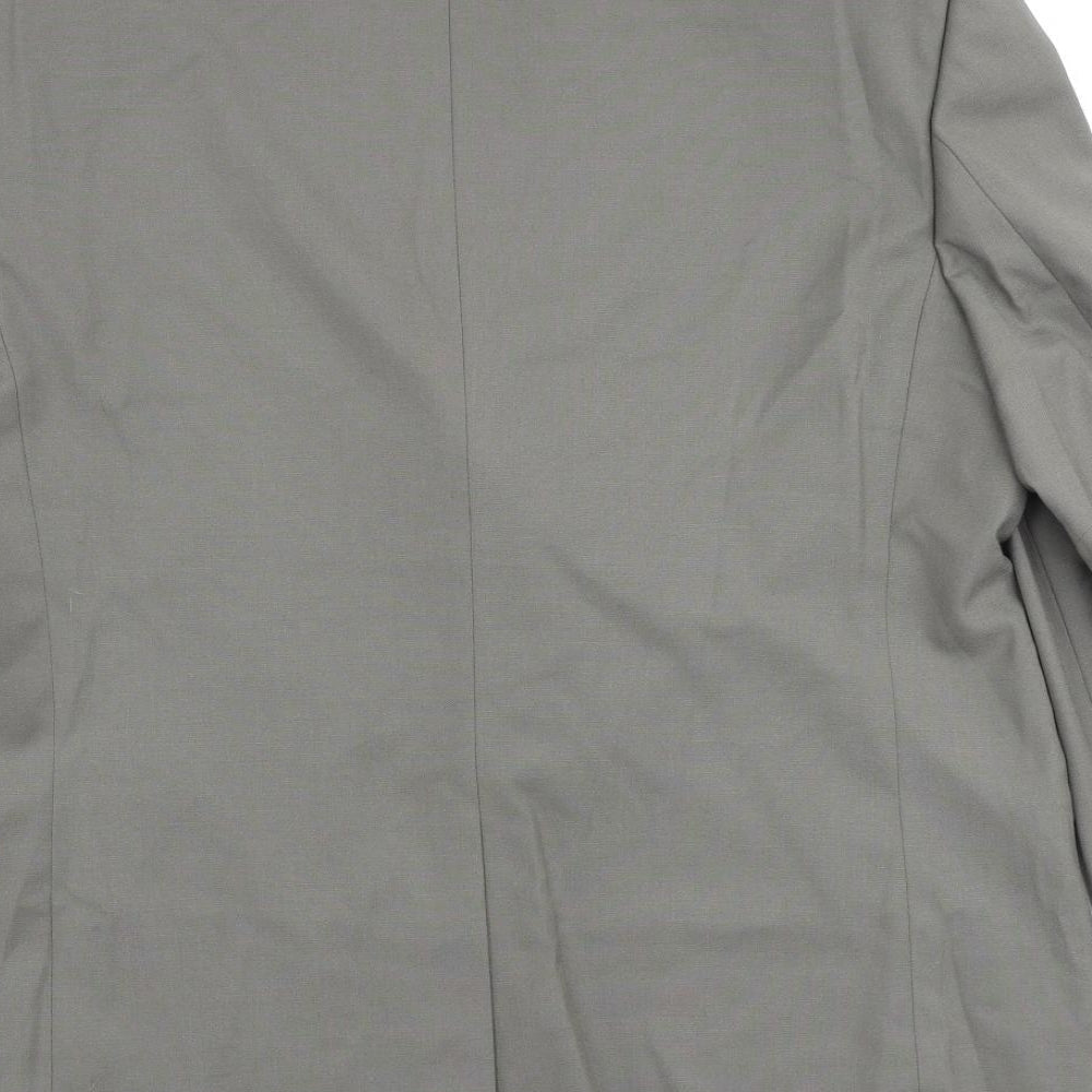 Burton Mens Green Polyester Jacket Suit Jacket Size 46 Regular