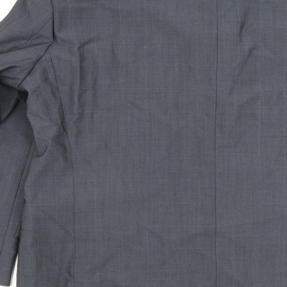 Blazer Mens Blue Wool Jacket Blazer Size 42 Regular