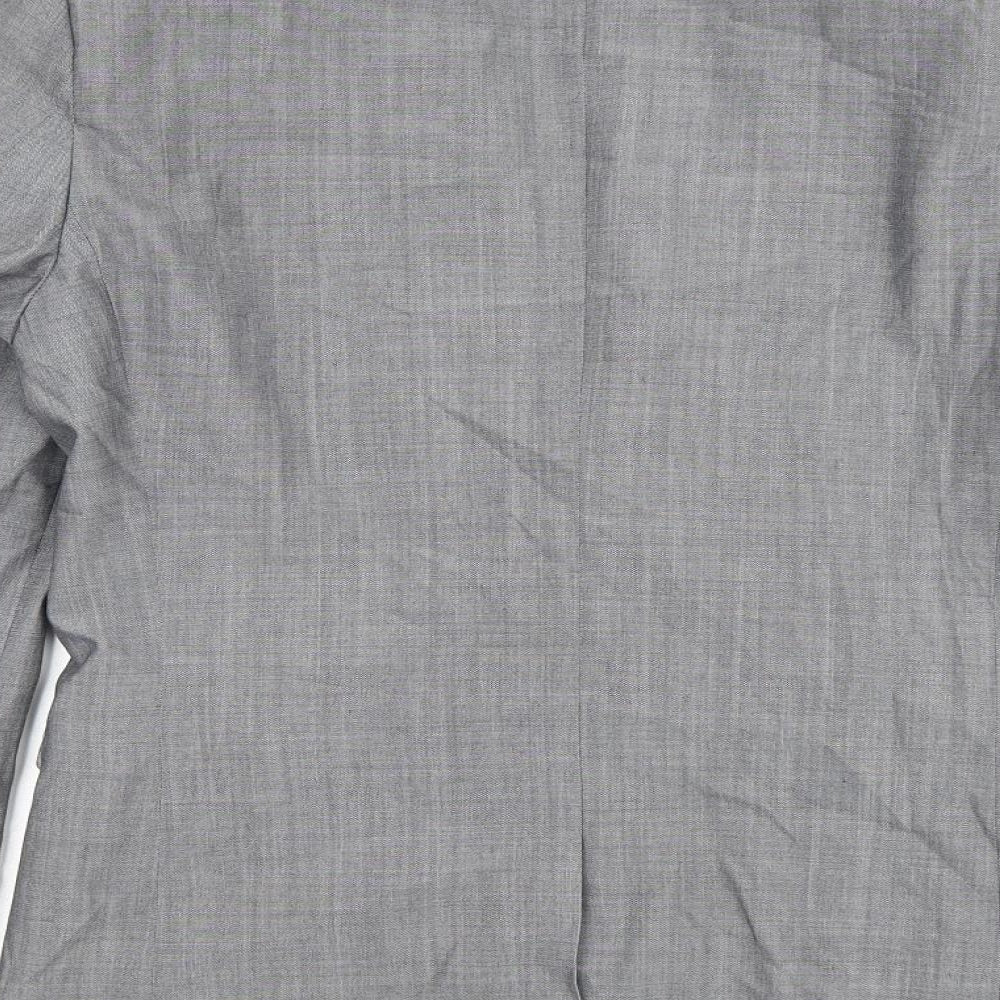 NEXT Mens Grey Wool Jacket Blazer Size 38 Regular