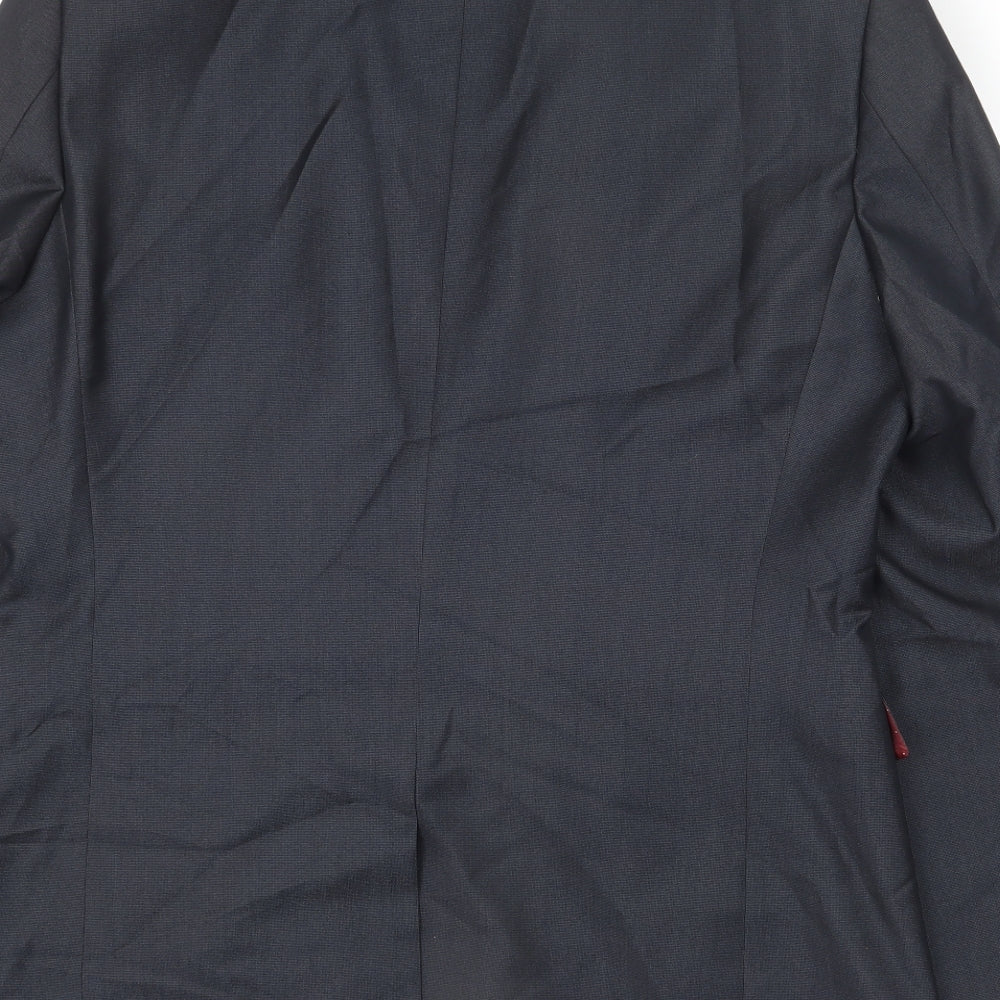 NEXT Mens Grey Polyester Jacket Blazer Size 42 Regular
