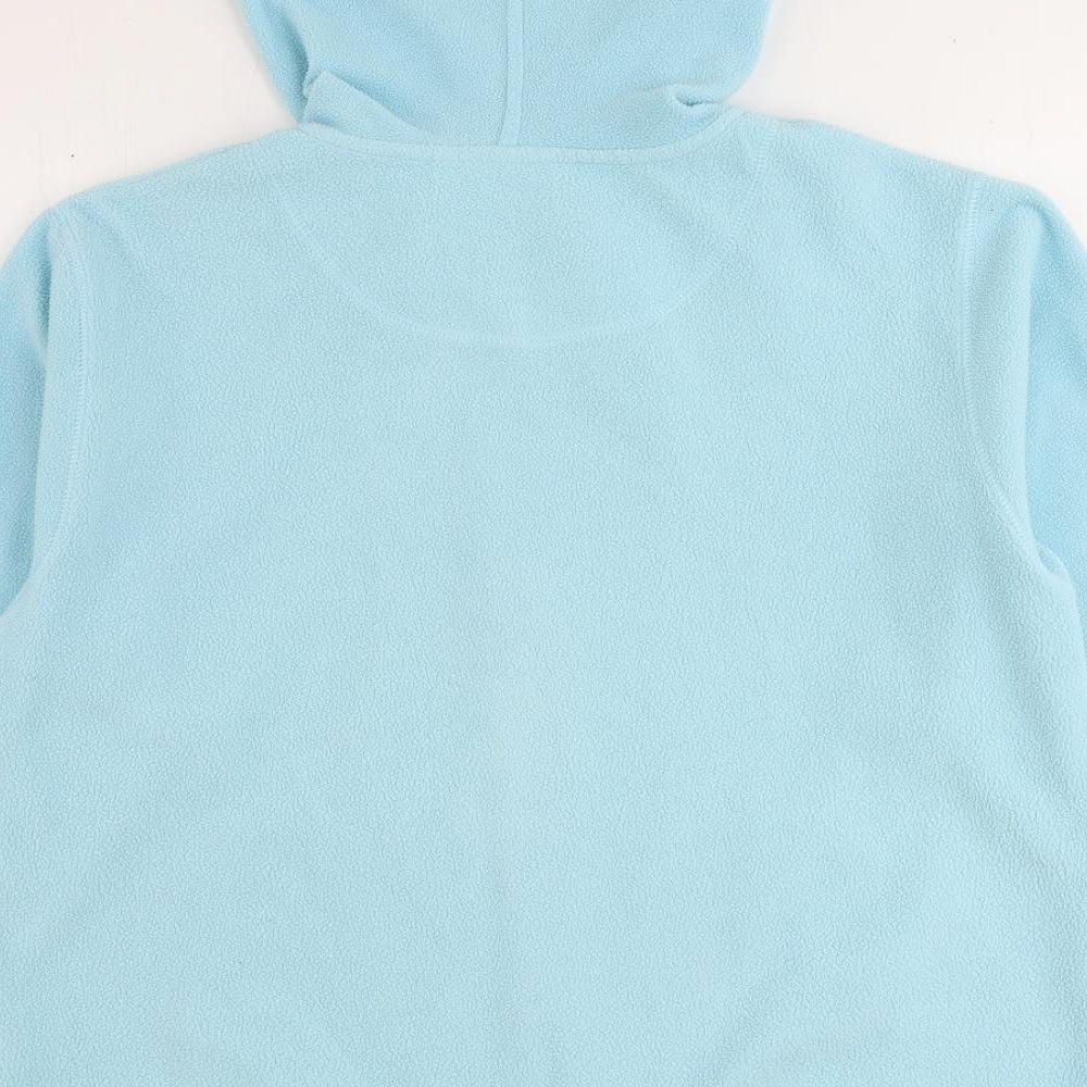 Debbie Morgan Womens Blue Jacket Size S Zip - Size S-M