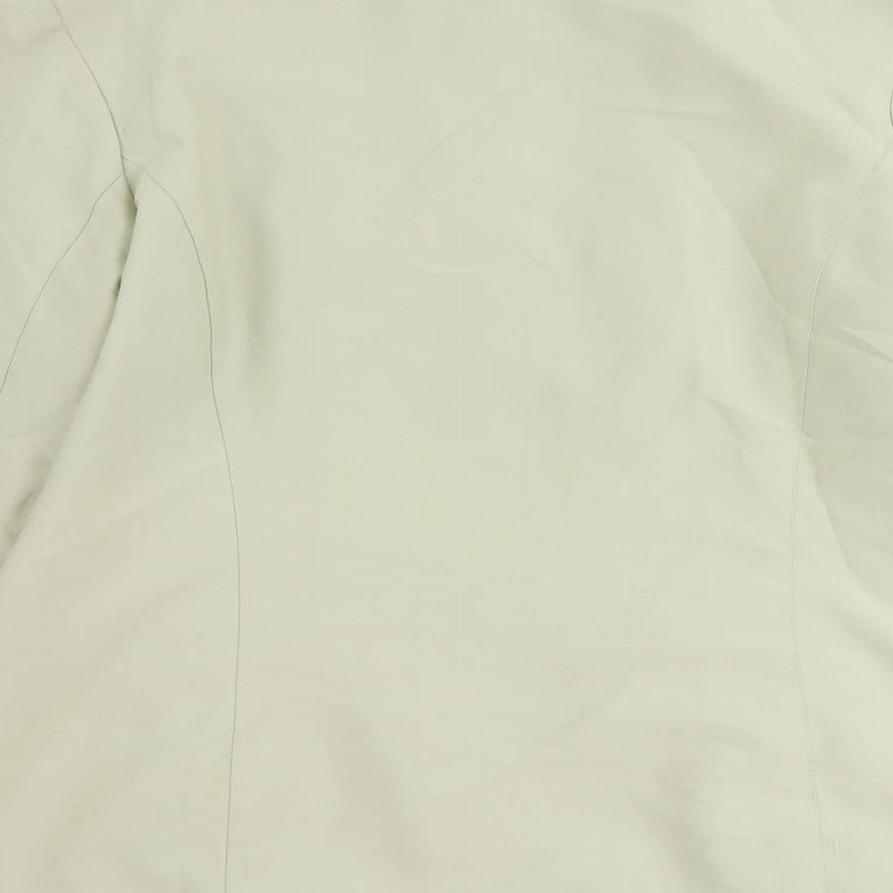 Joie de Vivre Womens Beige Jacket Size 14 Zip