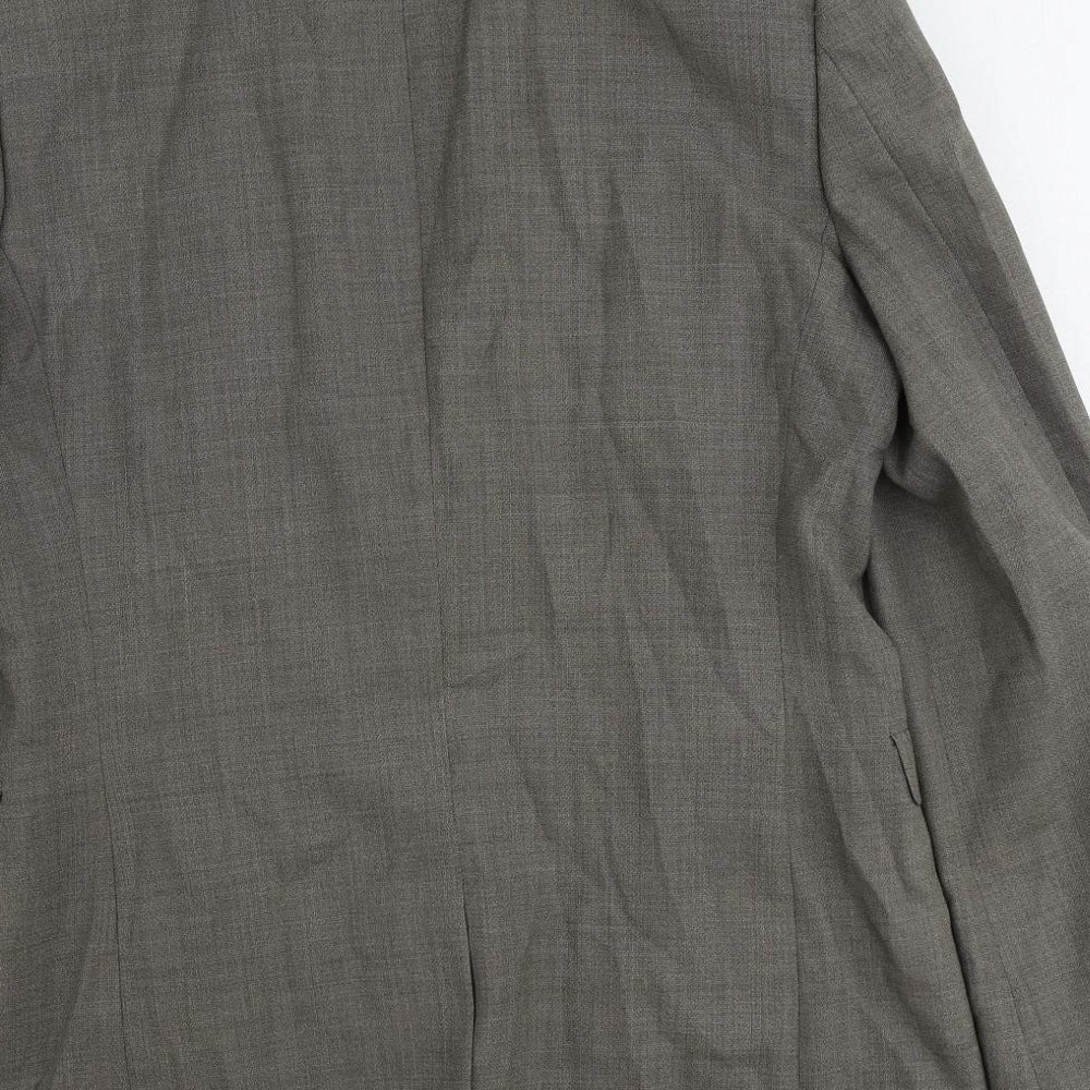 NEXT Mens Brown Wool Jacket Suit Jacket Size 40 Regular