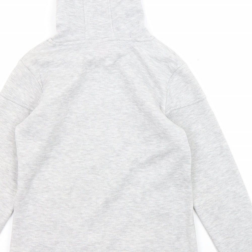 Hi Gear Girls Grey Polyester Pullover Hoodie Size 11-12 Years Pullover