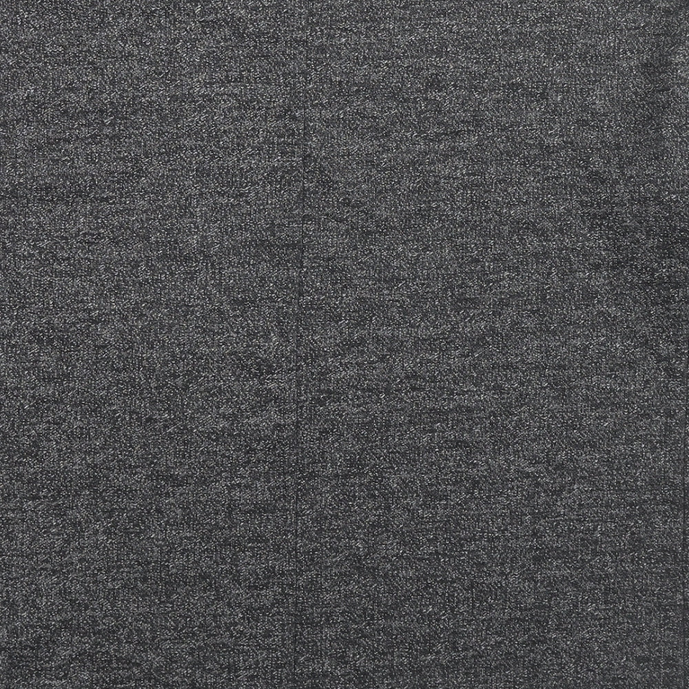 H&M Womens Grey Scoop Neck Polyester Pullover Jumper Size M