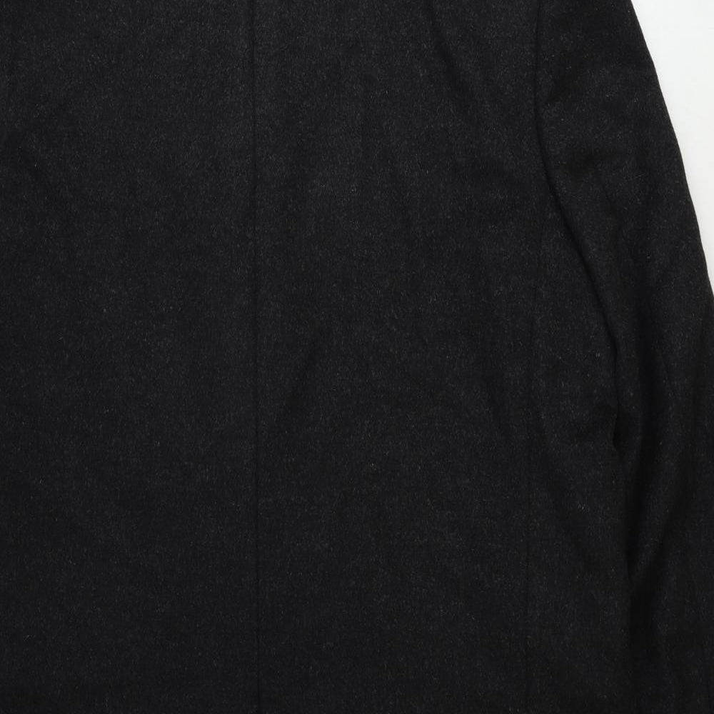 Greenwoods Mens Grey Wool Jacket Blazer Size 44 Regular