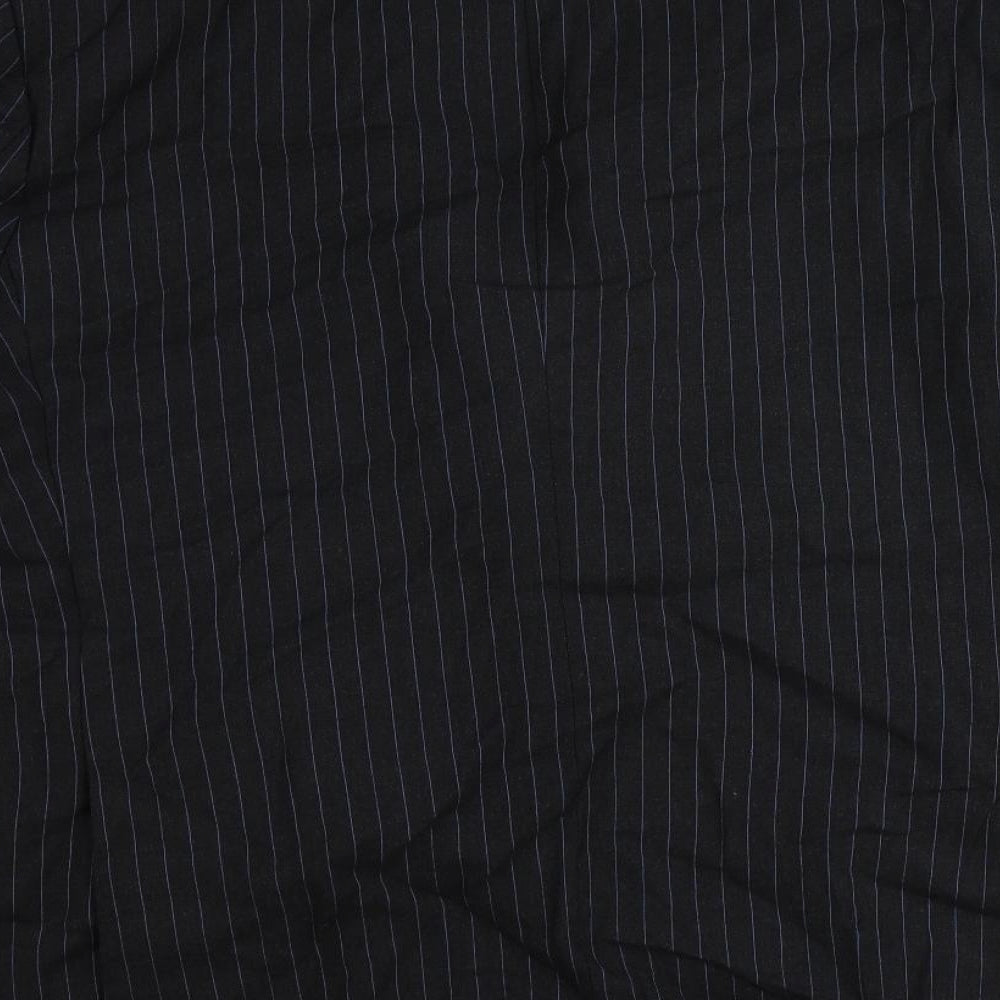 Livingston Mens Grey Striped Wool Jacket Suit Jacket Size 48 Regular