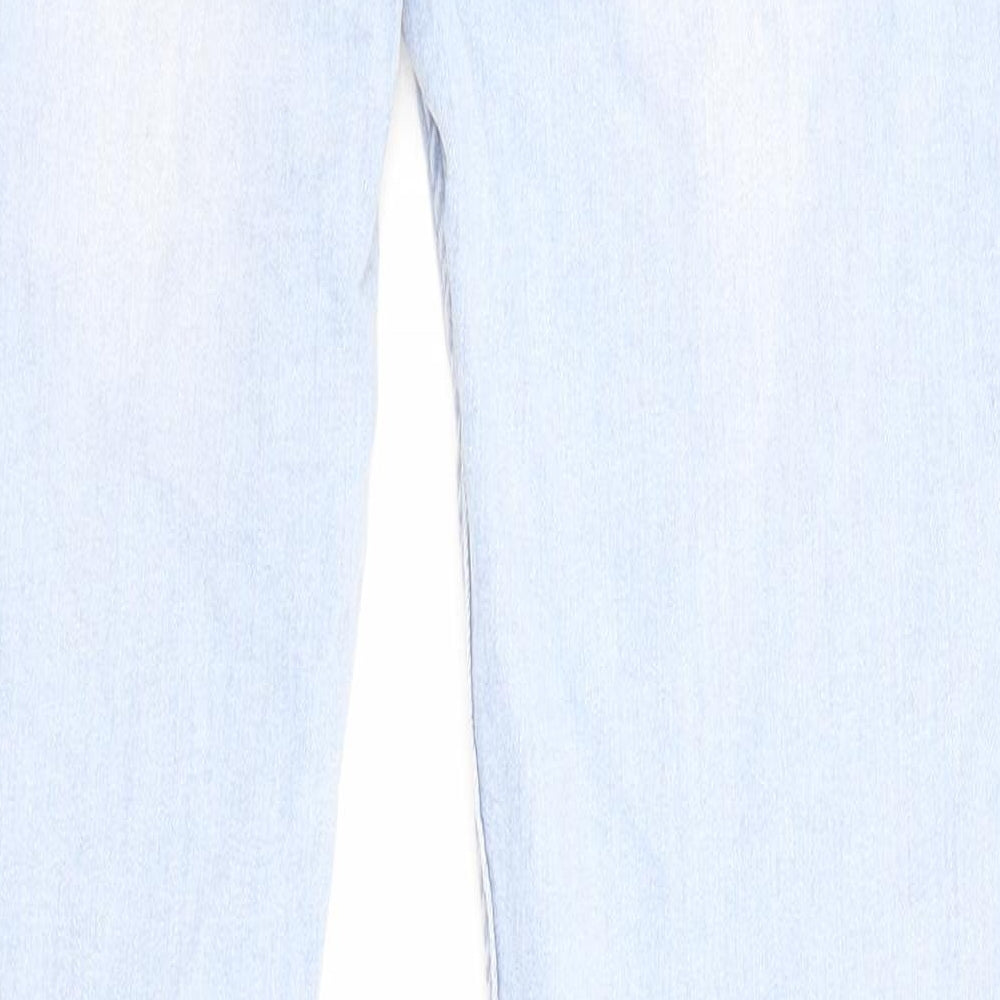 H&M Womens Black Cotton Skinny Jeans Size 8 L28 in Regular Zip - Pockets