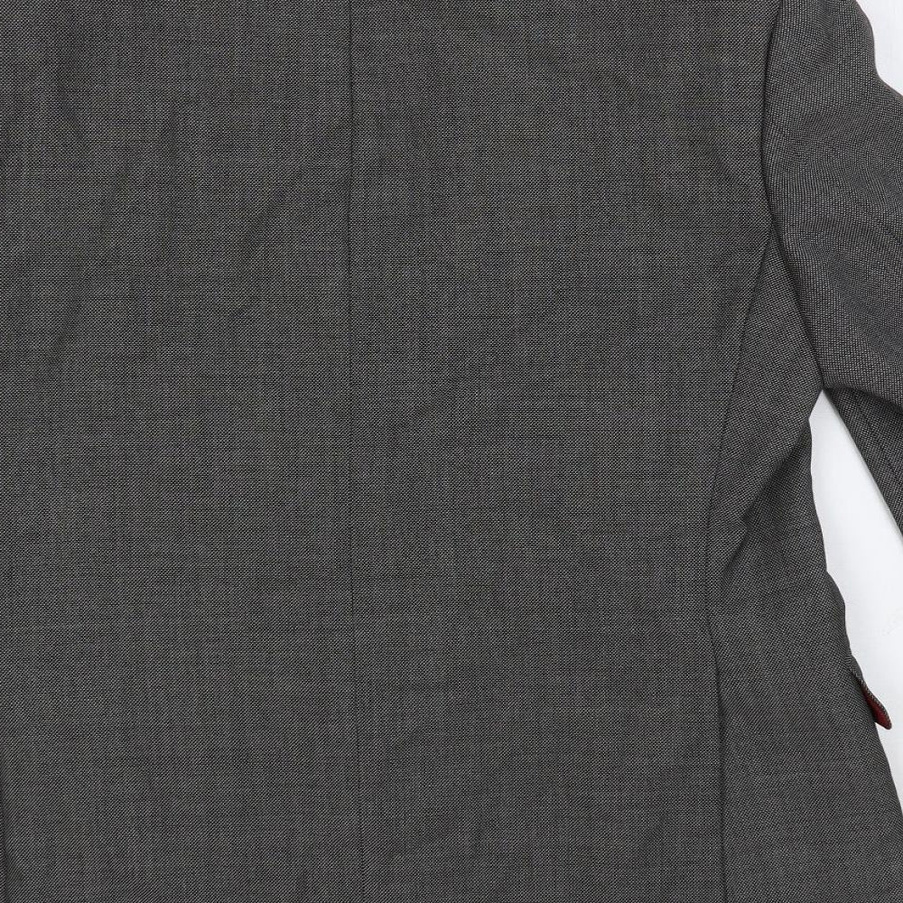 Marks & Spencer Mens Grey Wool Jacket Suit Jacket Size 40 Regular