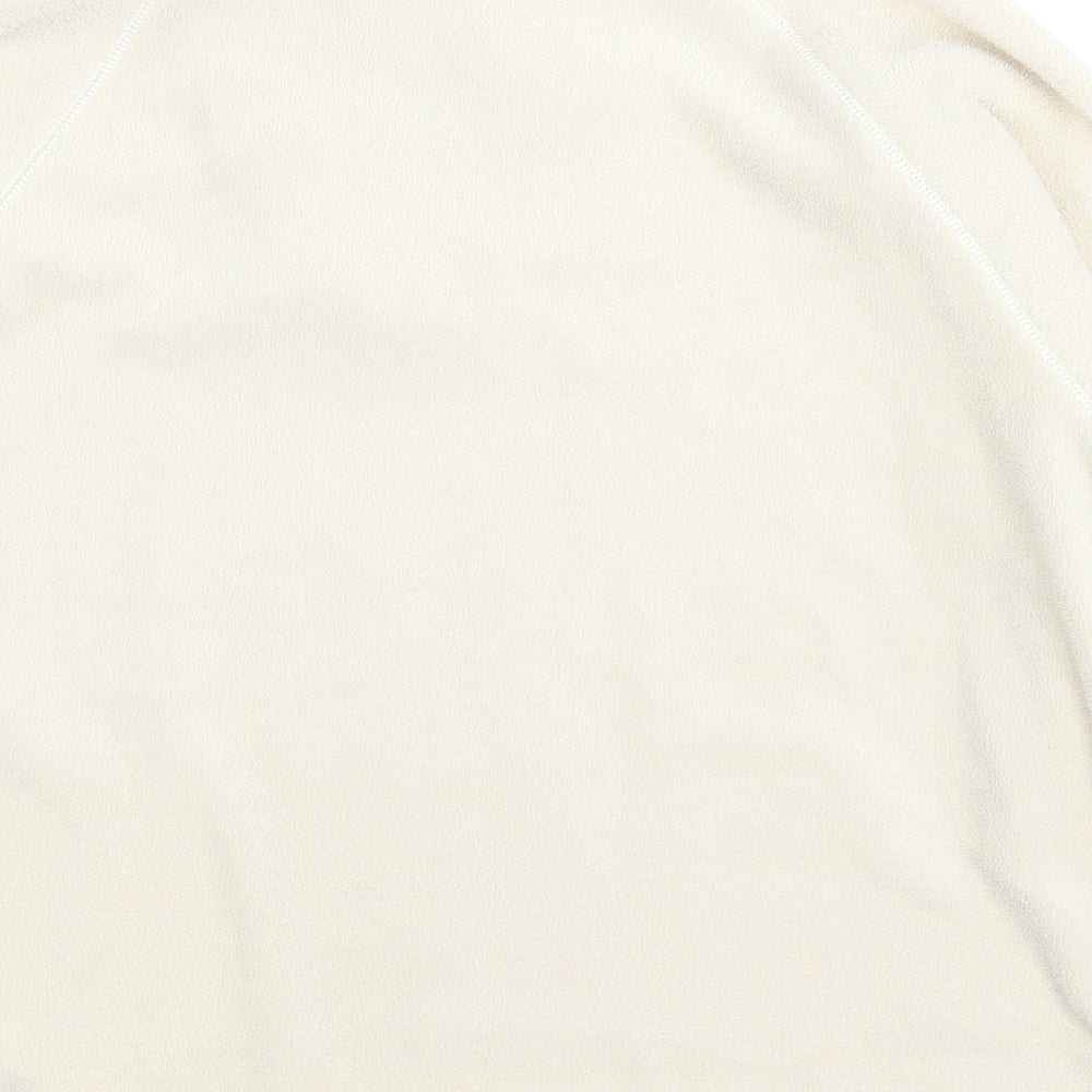 Casual Club Womens Beige Polyester Pullover Sweatshirt Size 14 Pullover