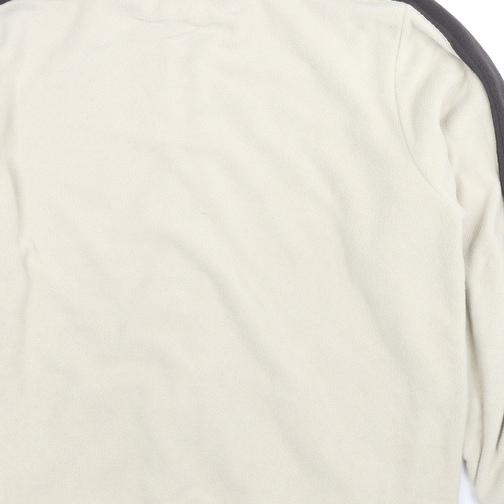 Reverse Mens Beige Jacket Size L Zip