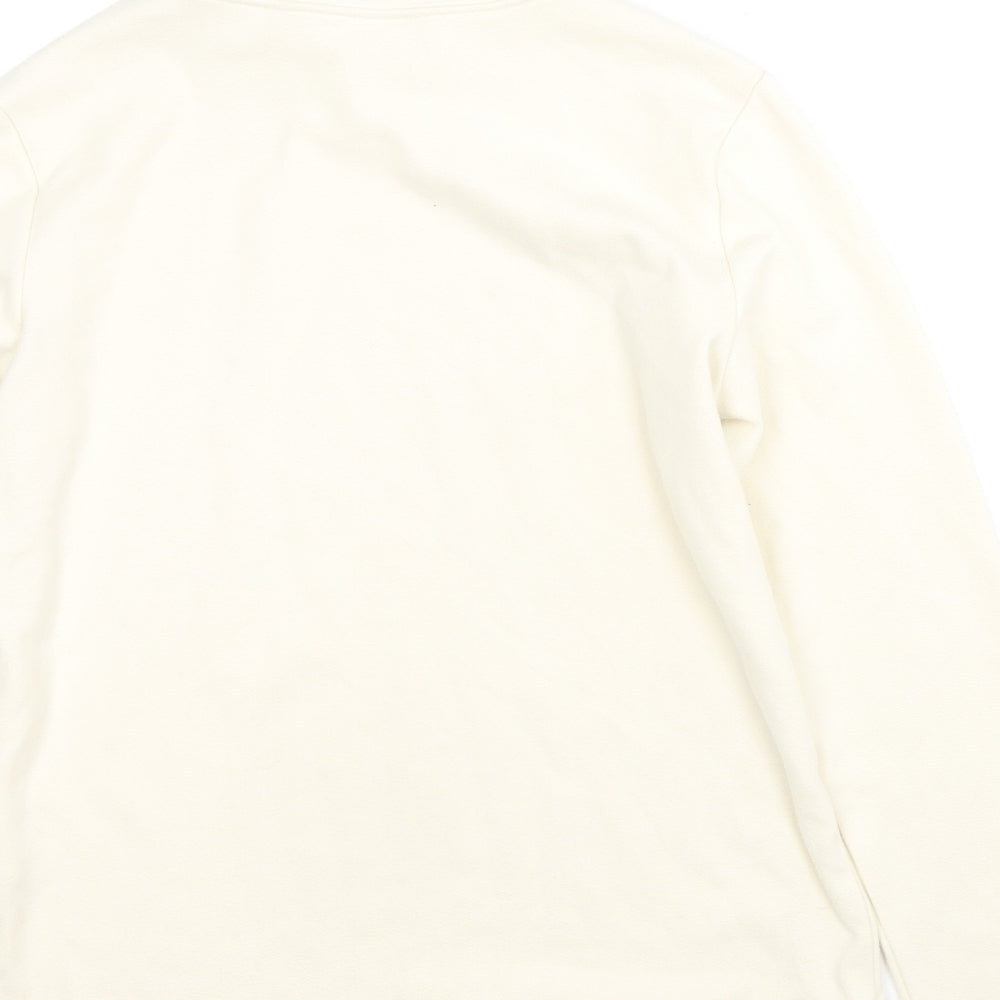 Dazy Womens Ivory Polyester Pullover Sweatshirt Size M Pullover