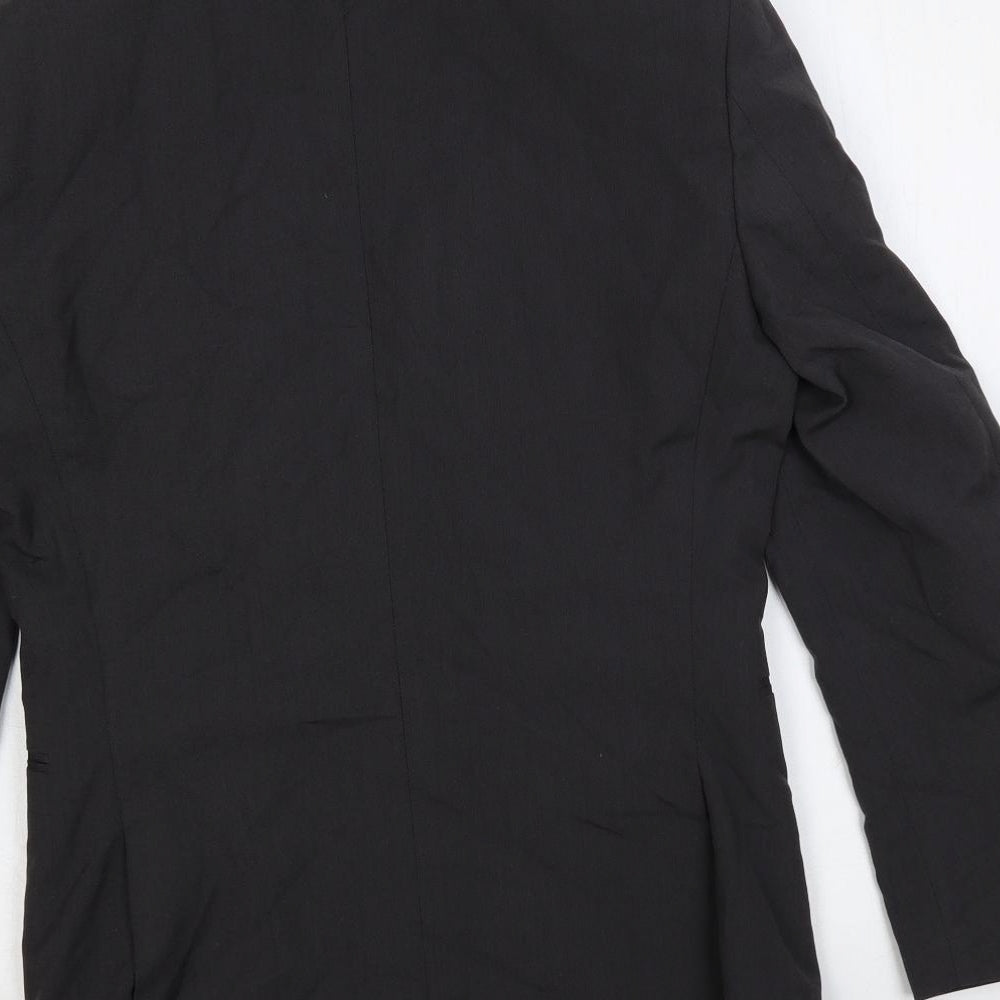 NEXT Mens Grey Polyester Jacket Suit Jacket Size 36 Regular