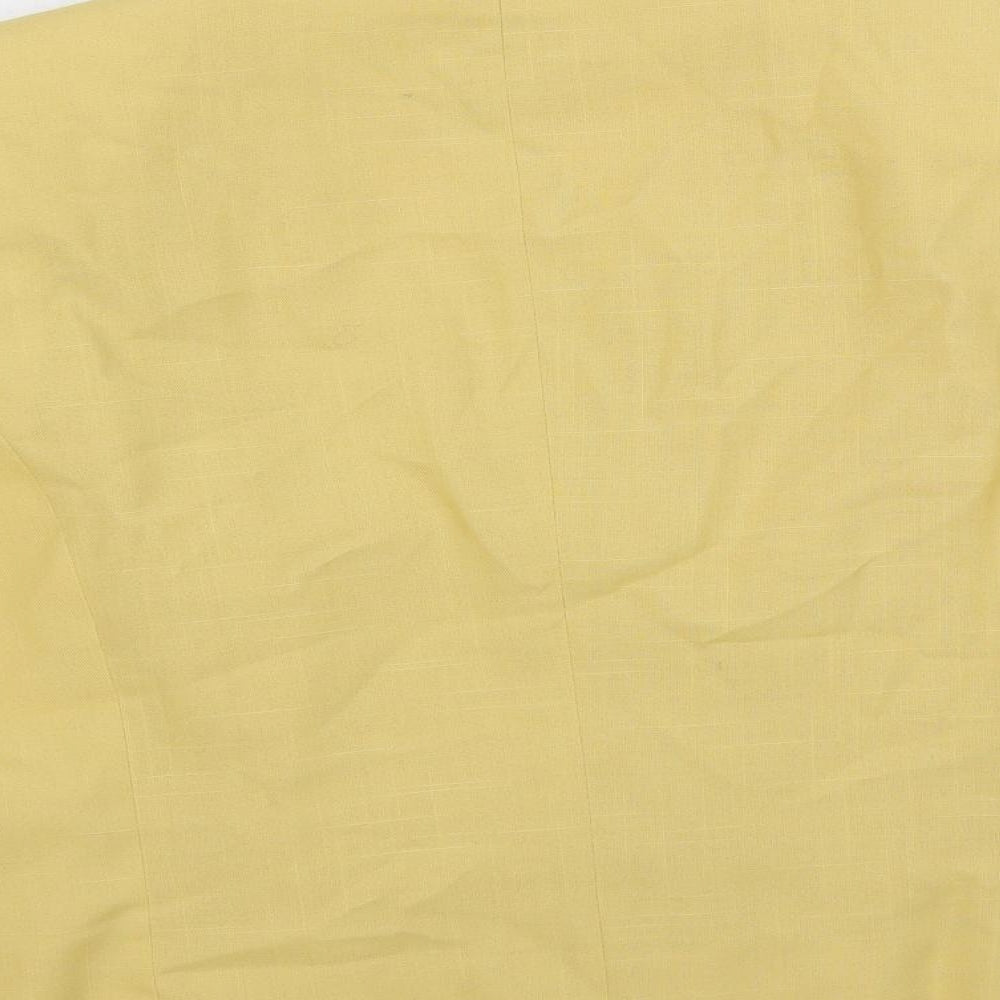 KlaraKollection Womens Yellow Jacket Blazer Size 16 Button