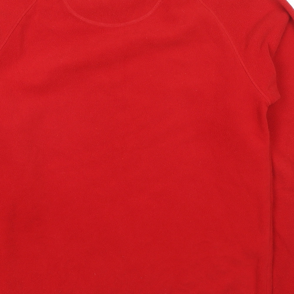 Blue Harbour Mens Red Polyester Pullover Sweatshirt Size S
