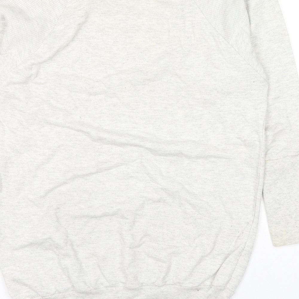 ASOS Womens Grey Cotton Pullover Sweatshirt Size 8 Pullover
