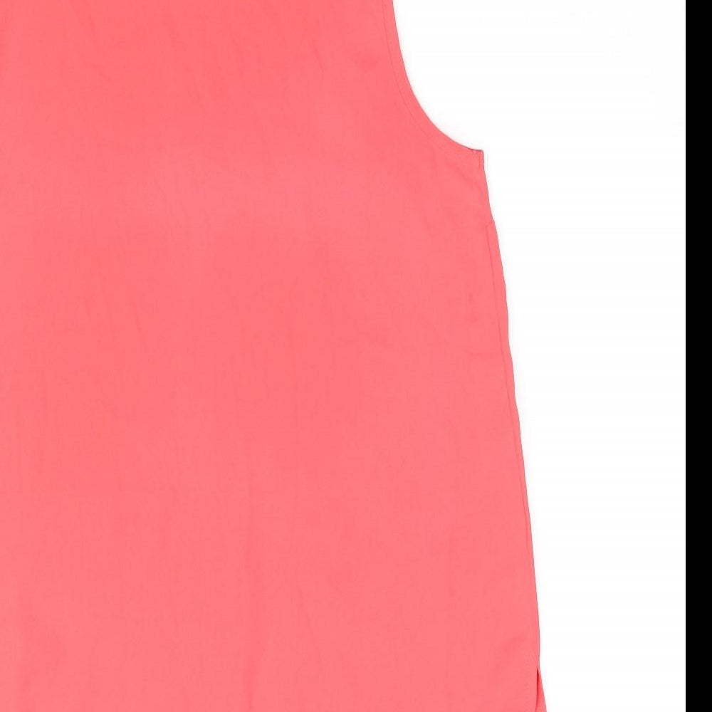 Dorothy Perkins Womens Pink Polyester Camisole Blouse Size 8 Scoop Neck