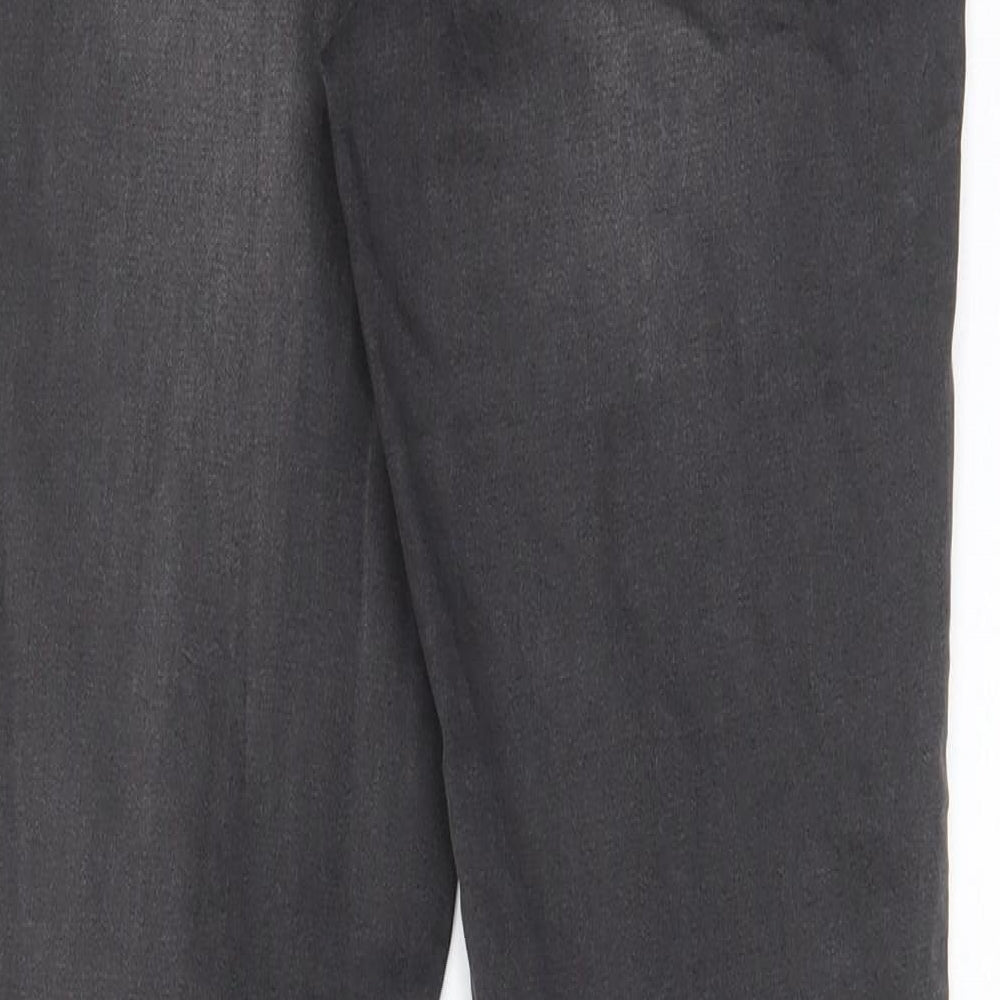 H&M Womens Grey Cotton Skinny Jeans Size 10 L30 in Regular
