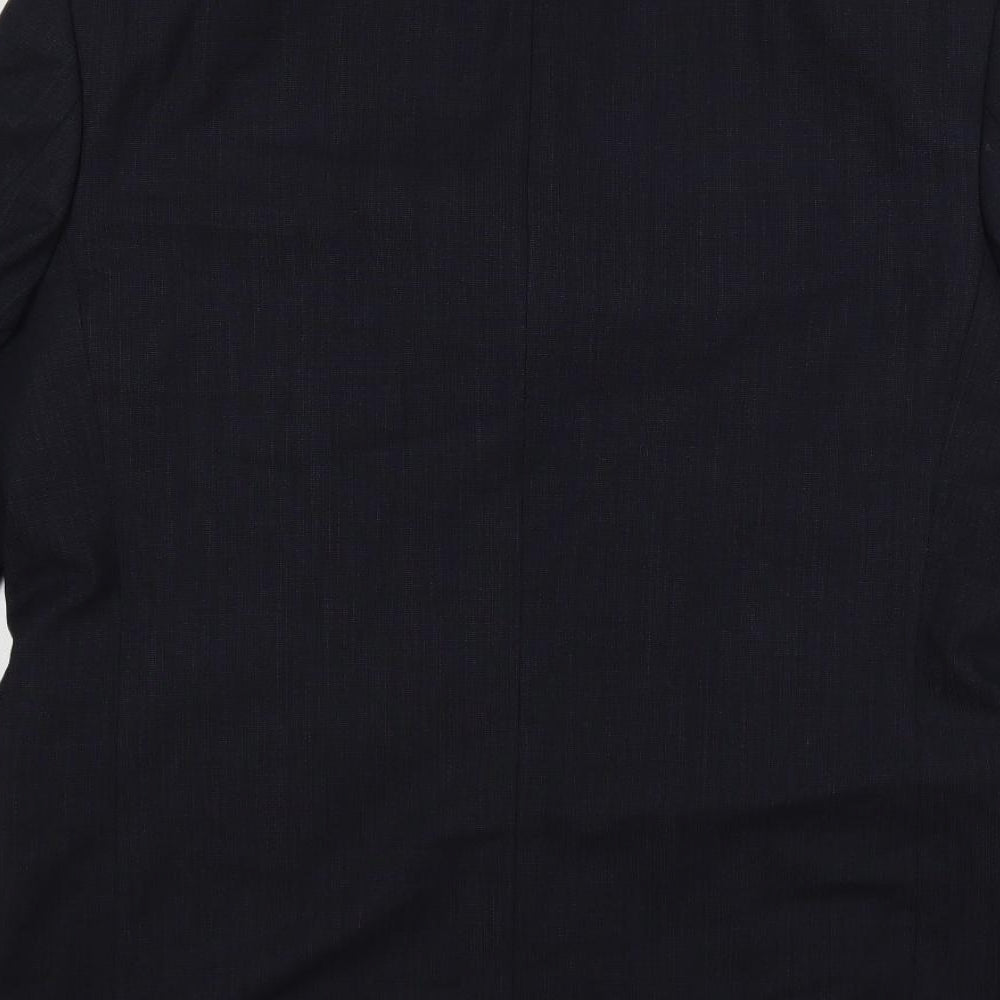 NEXT Mens Blue Wool Jacket Suit Jacket Size 42 Regular