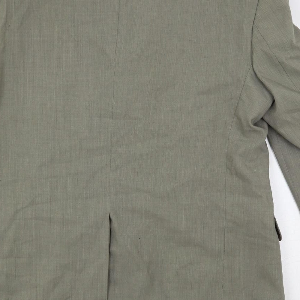 Cecil Gee Mens Green Wool Jacket Suit Jacket Size 40 Regular