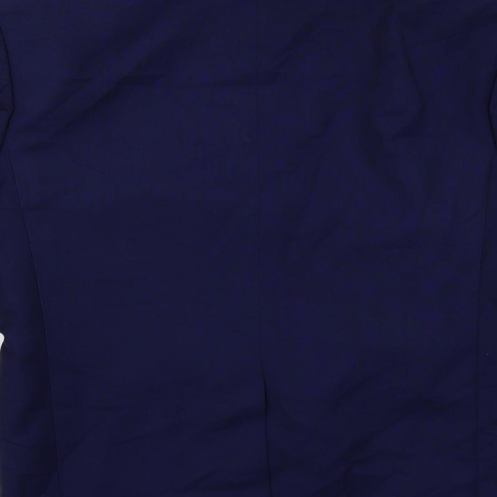 Lorenzo Mens Blue Polyester Jacket Suit Jacket Size 36 Regular