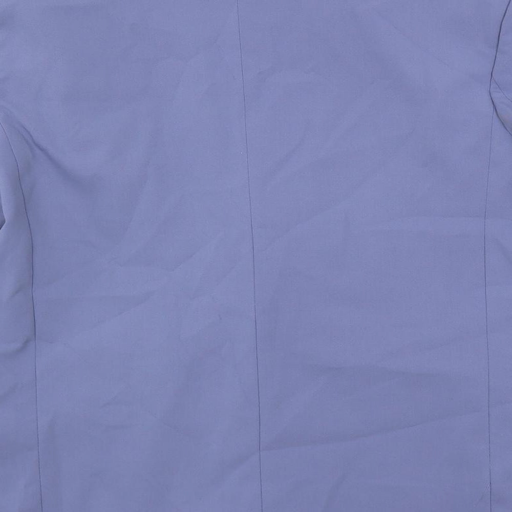 Bershka Womens Blue Jacket Blazer Size XS Button