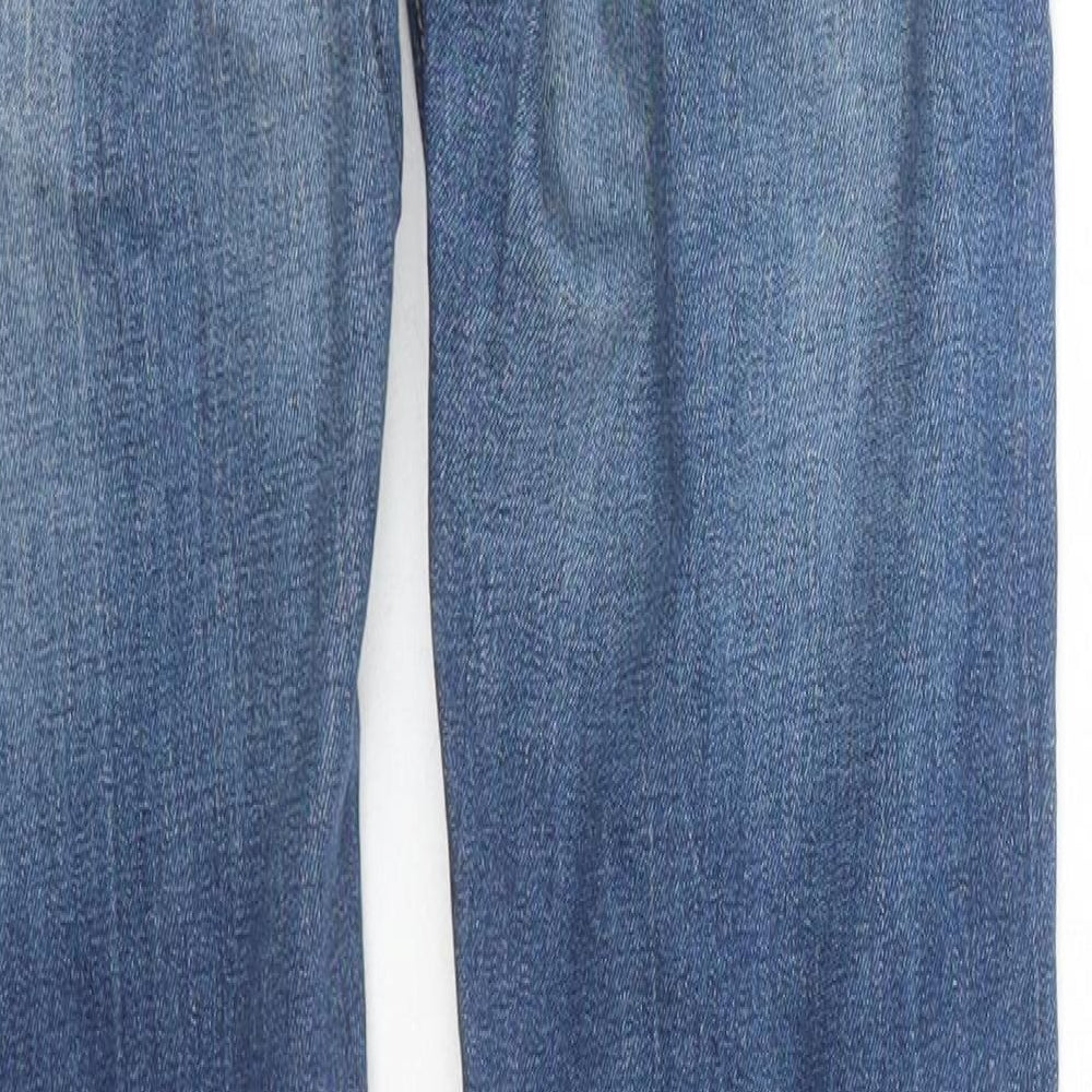 Terranova Womens Blue Cotton Skinny Jeans Size XS L29 in Regular Zip