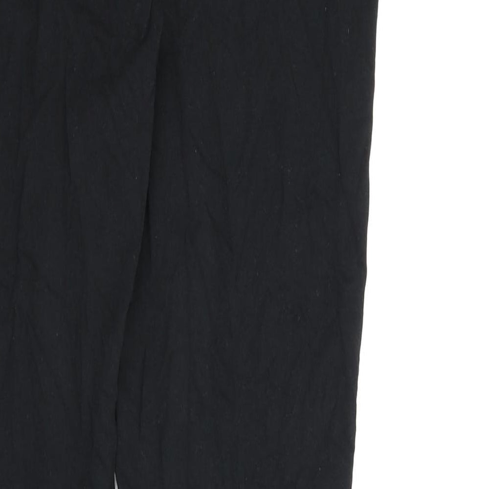 Marks & Spencer Womens Black Polyester Capri Leggings Size 31 in L26 in