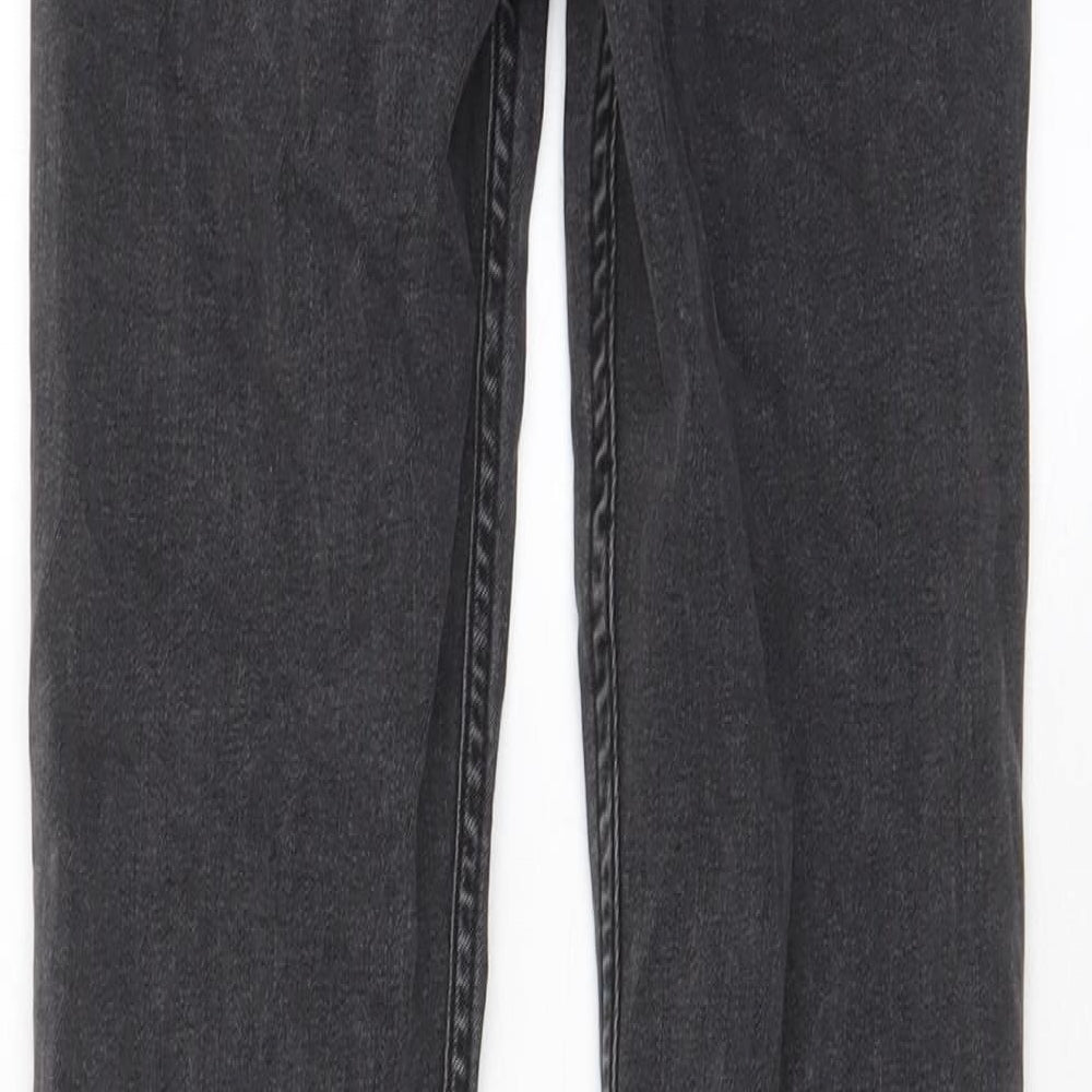 Weekday Womens Grey Cotton Skinny Jeans Size 26 in L32 in Regular Zip - Pockets