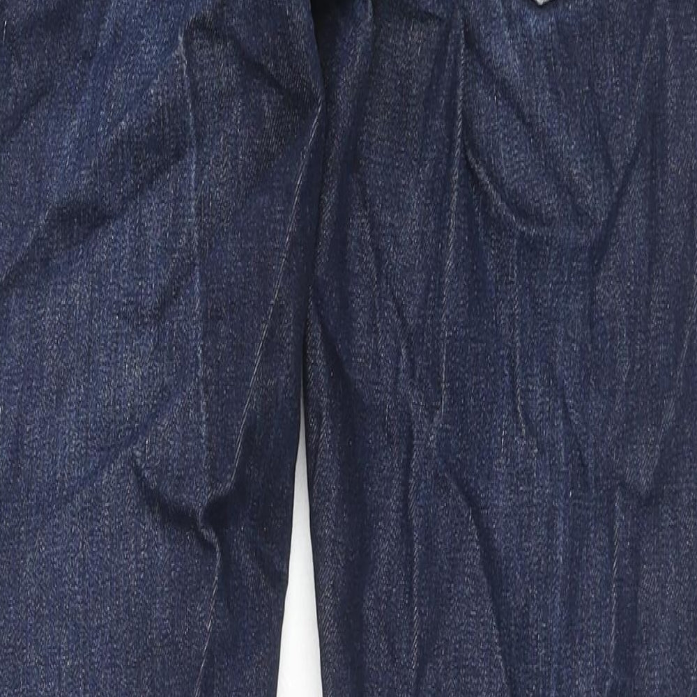 Easy Womens Blue Cotton Skinny Jeans Size 34 in L28 in Regular Zip