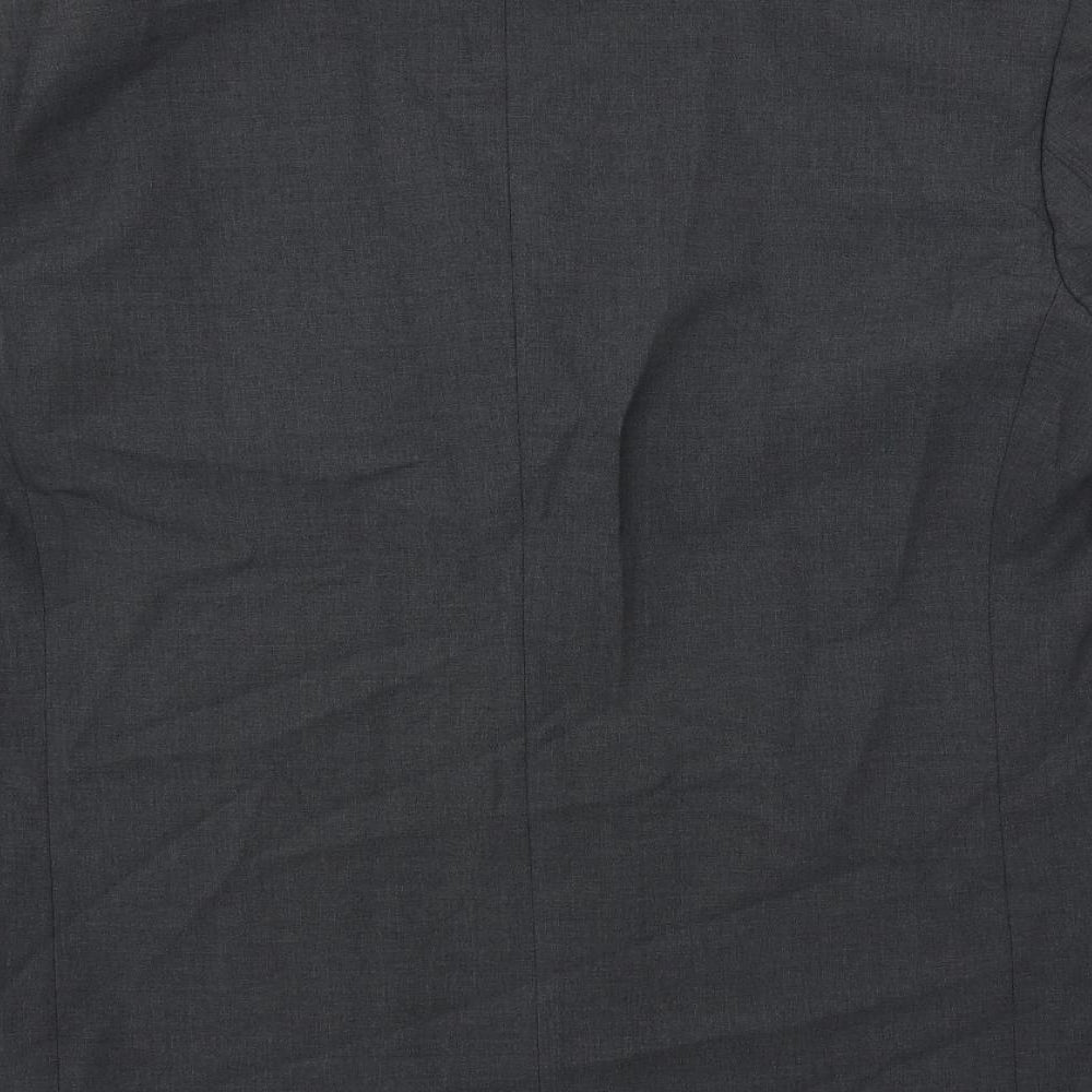 Marks & Spencer Mens Grey Polyester Jacket Suit Jacket Size 42 Regular