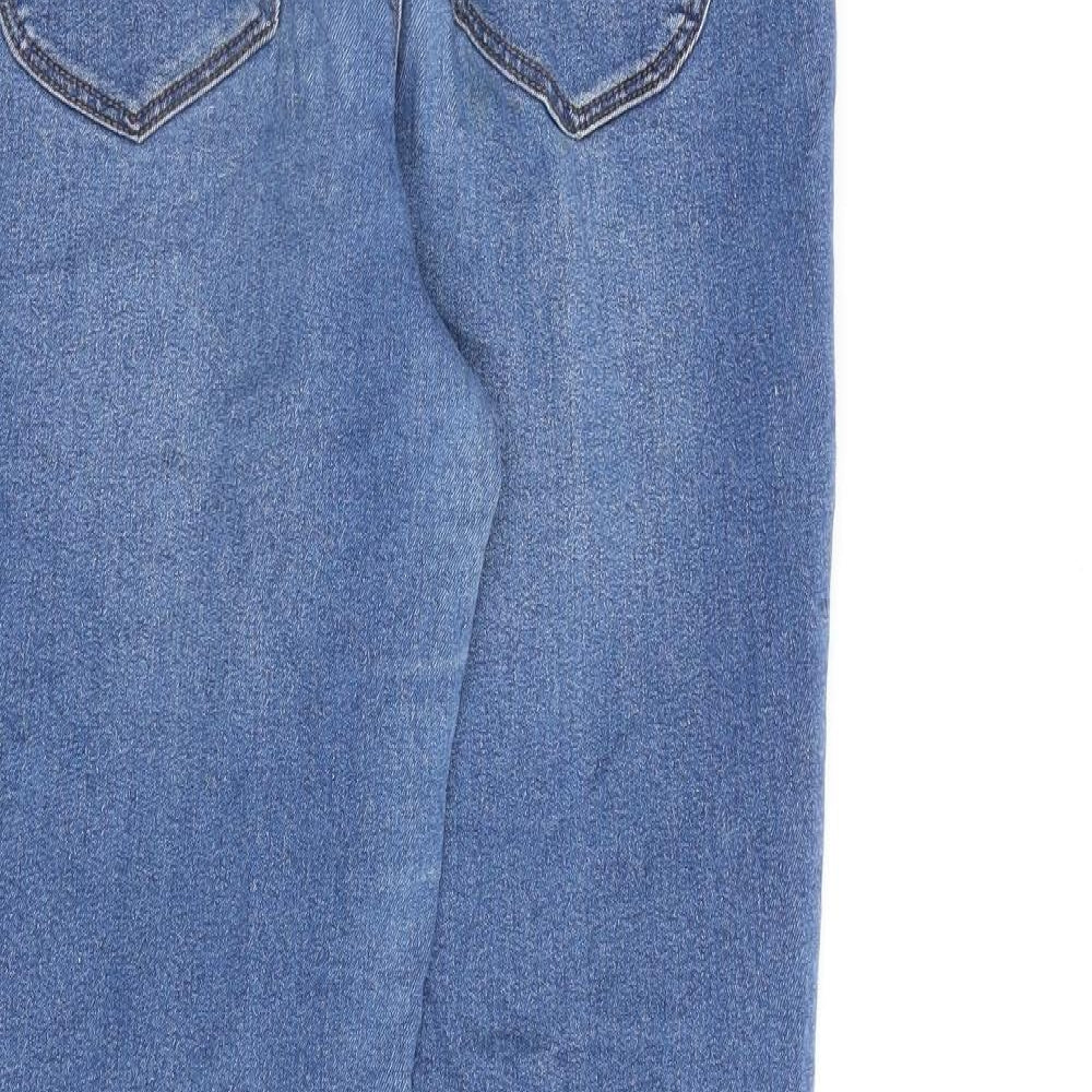Papaya Womens Blue Cotton Jegging Jeans Size 10 L27 in Regular