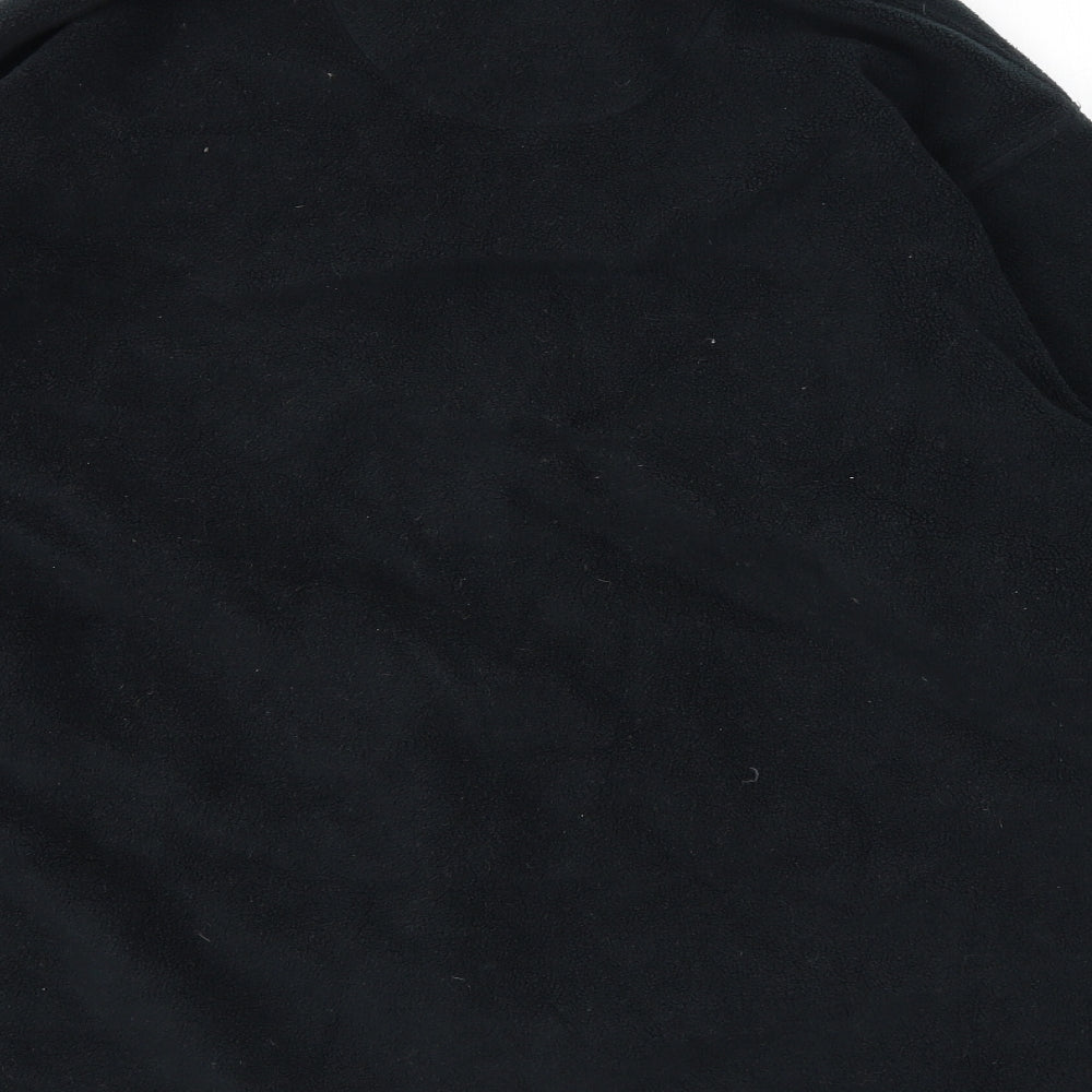 JERZEES Mens Black Jacket Size L Zip