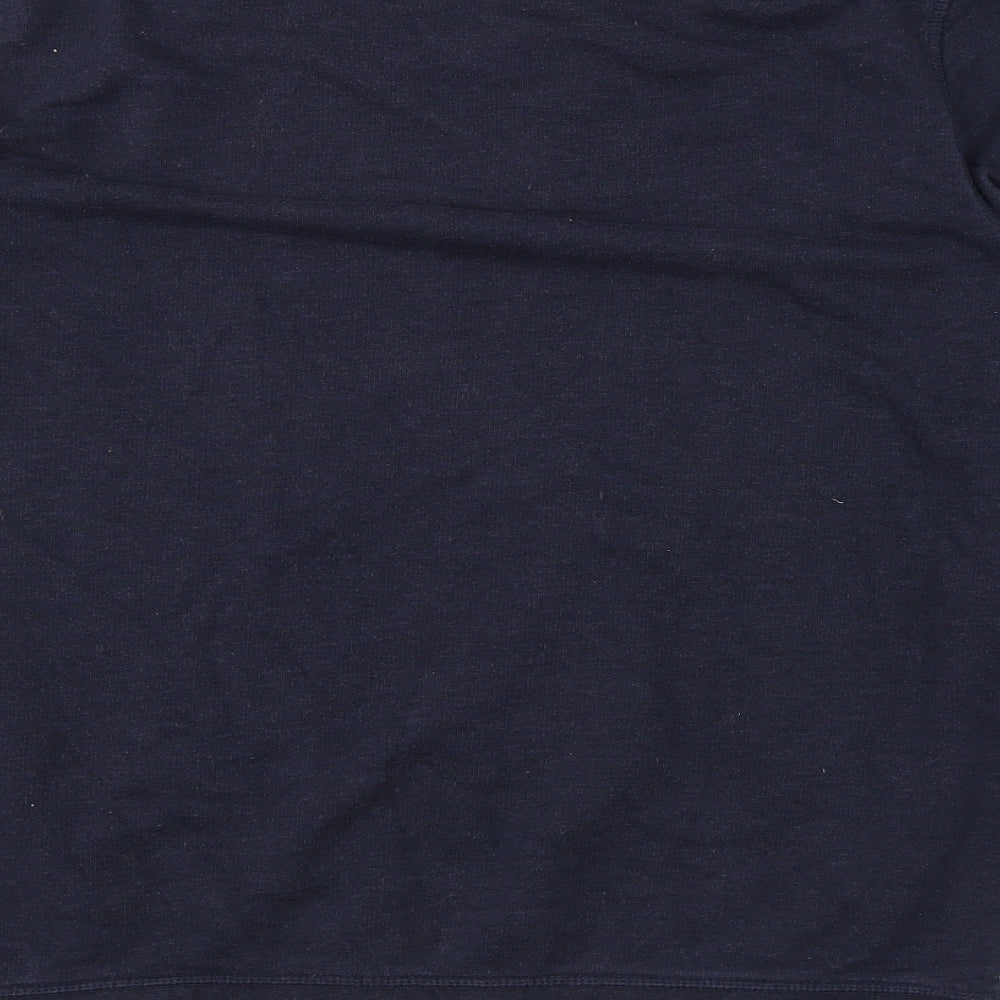 H&M Mens Black Cotton Pullover Sweatshirt Size L