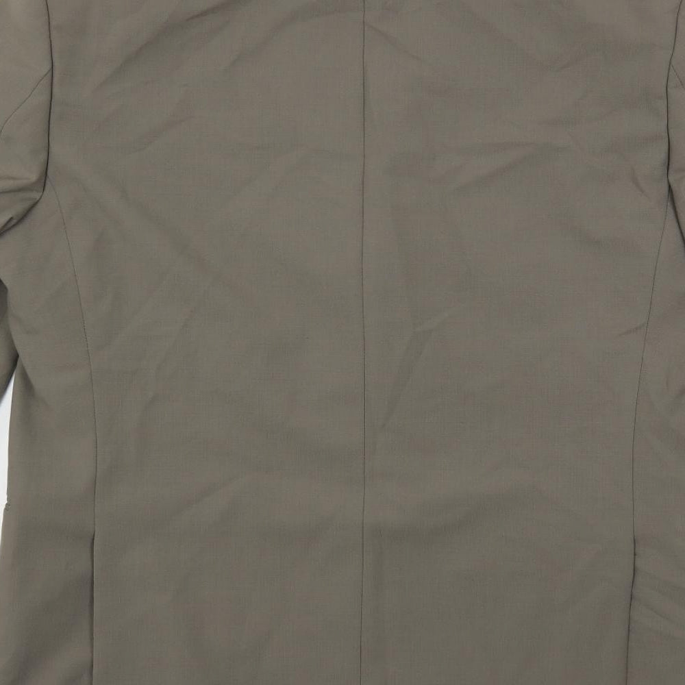 Tom English Mens Grey Wool Jacket Suit Jacket Size 42 Regular