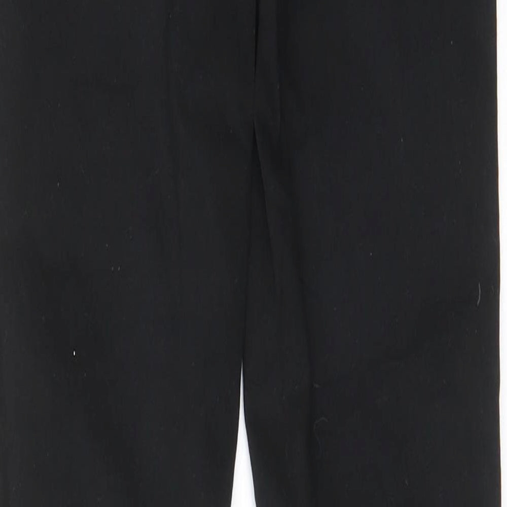 Next Girls Black Cotton Skinny Jeans Size 10 Years Regular Zip