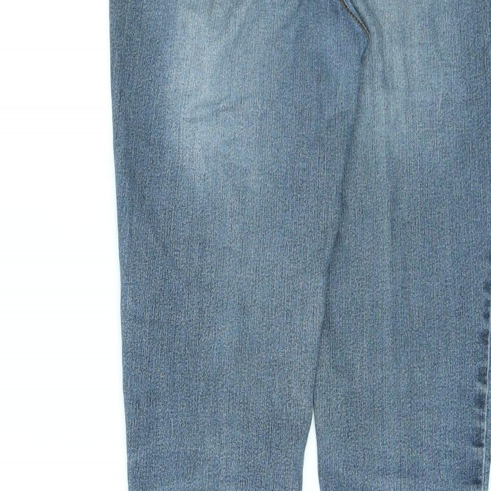 D. Jeans Womens Blue Cotton Skinny Jeans Size 6 L27 in Regular Zip