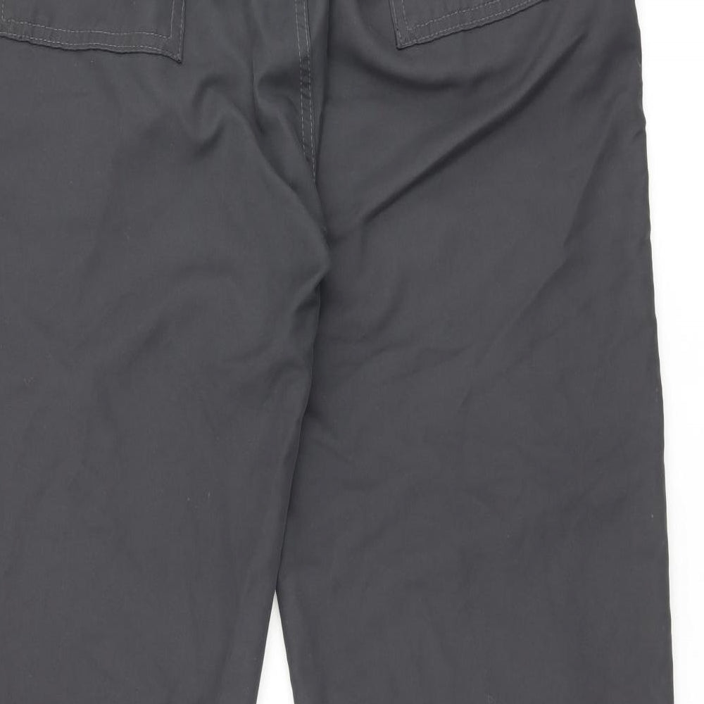 Westworld Mens Grey Polyester Trousers Size XL L31 in Regular Zip